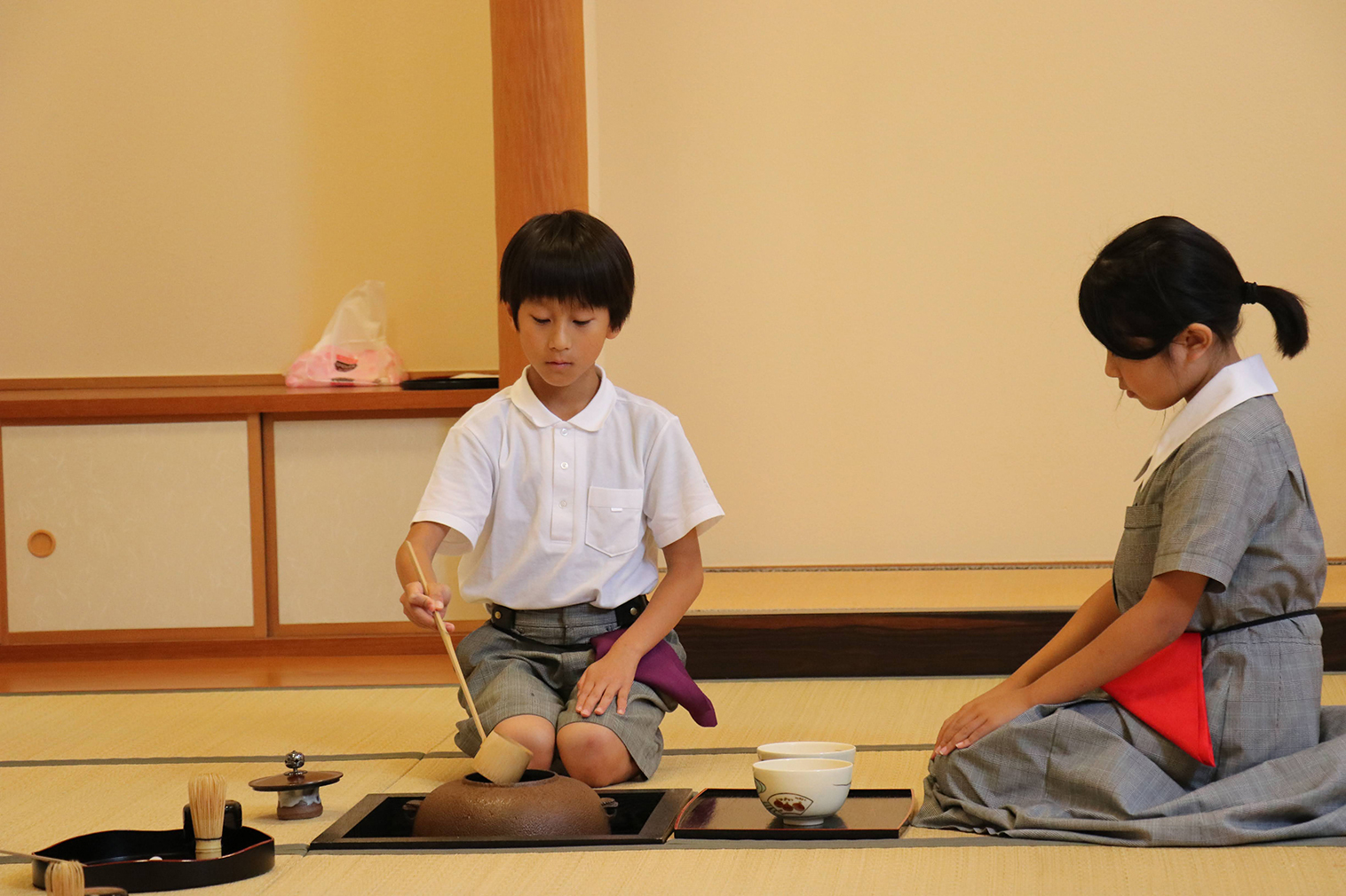 お茶会の様子