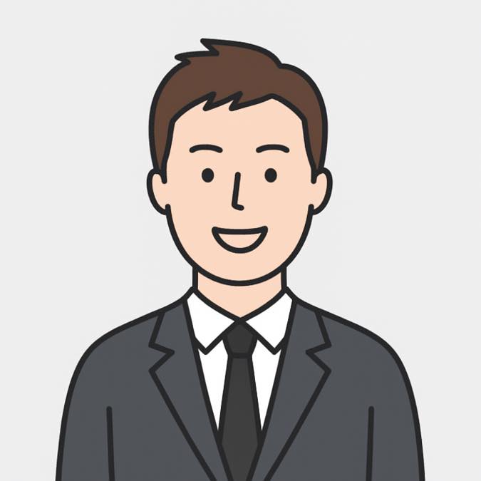 先生のイラスト
